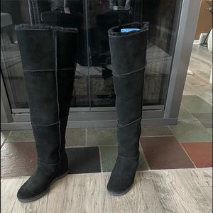 Like new beautiful Ugg Classic Femme Over The Knee Shearling Lined Winter Boots.